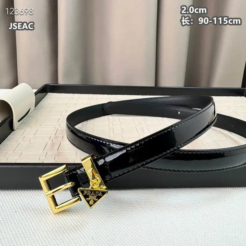 Prada belt 20mmX90-115cm 8L03